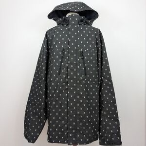 Vintage Rare Stussy Skull Print Hooded Jacket